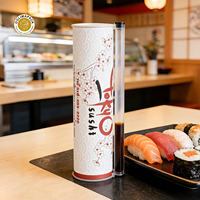 Contenants à sushi innovants OOLIMA, tubes jetables anti-fuite pour rouleaux de sushi, parfaits pour les restaurants de sushi et la restauration