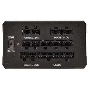 Alimentation électrique CORSAIR HX Series <span class=keywords><strong>HX850</strong></span> 850W ATX12V 80 PLUS PLATINUM certifiée, entièrement modulaire, compatible avec RTX 3080 3090 TI - Product Image 2