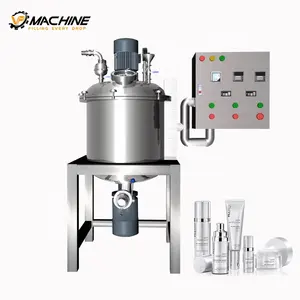 VP 20L Vacuum Homogenizer Emulsifier Cosmetic Cream Liquid Mixing Machine Liquid Agitator Mixer