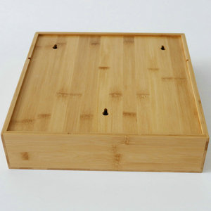Bamboo food <b>storage</b> bag organizer, <b>kitchen</b> drawer organizer, multi-functional <b>storage</b> and sorting <b>box</b>, drawer type - Product Image 4