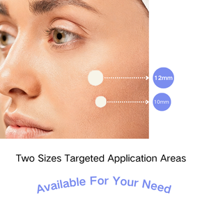 Parches Transparentes de Hidrocoloide para Acné y Espinillas de 10mm y 12mm, Resistentes al Agua, con Etiqueta OEM, para Todo Tipo de <span class=keywords><strong>Piel</strong></span> - Product Image 5