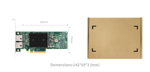 Carte réseau Broadcom, BCM957416A4160C, 10 Gb/s avec deux ports <span class=keywords><strong>RJ45</strong></span>, carte d'interface réseau Ethernet PCIe 3.0X8 - Product Image 4