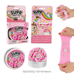 Pâte à <span class=keywords><strong>modeler</strong></span> sensorielle non toxique parfumée avec logo personnalisé rose Regular Thinking Supr Putty, breloques <span class=keywords><strong>licorne</strong></span>, non séchante à l'air, argile à <span class=keywords><strong>modeler</strong></span> en silicone - Product Image 6