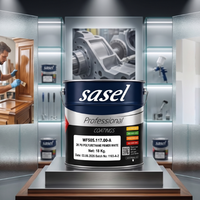 SASEL 2K PU Wood Primer Blanc Mat Revêtement Liquide 18 Kg Peinture Professionnelle en Aérosol pour l'Étanchéité et la Réparation des Surfaces Fabriqué en Turquie