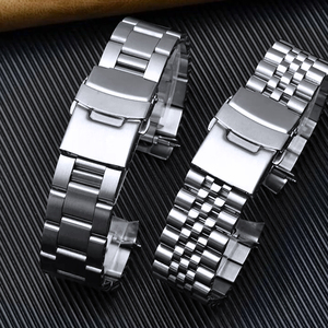 Bracciale Jubilee Bracciale Orologio In Acciaio Inox 21 Mm - Foto 4