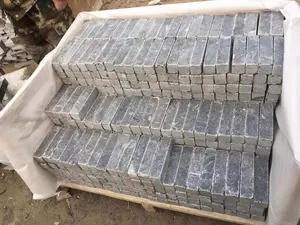 アンティークブラウン20X5x5cmタンブルカプチーノ石灰岩舗装レンガタイル中国からの磨かれた屋外アプリケーション