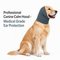 Cache-oreilles élastique et respirant en polyester pour chien, anti-anxiété, couverture complète des oreilles, réduction du bruit, chaud, tailles S-L
