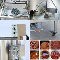 Cuisinière à sauce inclinable à chauffage au gaz à haute efficacité, mélangeur automatique pour la production de pâte de chili et de tomate