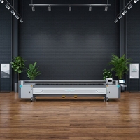 Imprimante jet d'encre à solvant pour bannières de 5 m, autocollants en vinyle flexible, avec têtes d'impression FY-5300AT Plus Super Large Alpha 1024HG