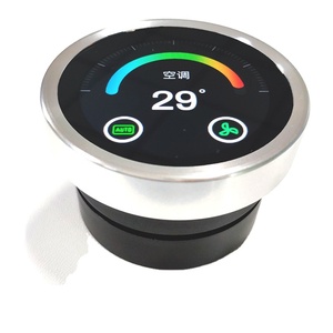 1.6 इंच स्मार्ट होम पतली फिल्म ट्रांजिस्टर Lcd मॉड्यूल प्रकाश उत्सर्जक डायोड कंट्रोल पैनल टेफ्ट स्क्रीन रोटरी एन्कोडर गोलाकार डिजाइन
