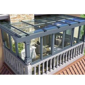 Kits de <span class=keywords><strong>solarium</strong></span> et de jardin d'hiver modernes, préfabriqués, autonomes, serres pour villas - Product Image 2