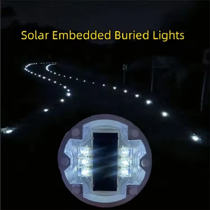 Распродажа, желтые светоотражающие дорожные шпильки с кошачьим глазом, Светодиодные высокие видимые дорожные маркеры на солнечной батарее - Product Image 6