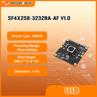 Module de caméra USB mini SincereFull IMX258 1080P 13MP avec autofocus, objectif 5P, 30fps H.264 pour caméra d'action, reconnaissance faciale