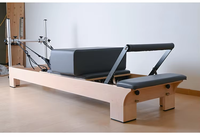 Reformer Pilates en Bois d'Érable Direct Usine, Lit de Pilates Vertical en Aluminium Capacité de Charge 300kg, Prix de Gros MOQ 1 Pièce