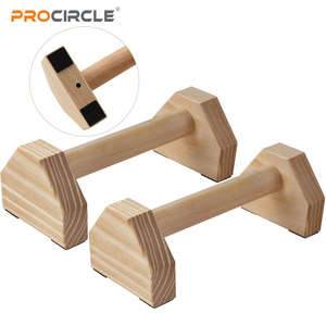 Thanh tập đẩy tay bán chạy, giá đỡ thanh đẩy tay bằng gỗ, tay cầm bằng gỗ, dụng cụ tập thể dục, bộ thanh đẩy tay - Product Image 2