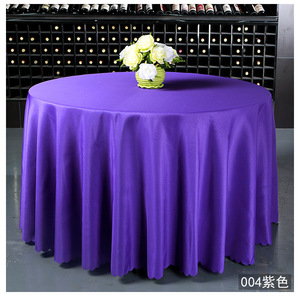 Ventes chaudes, nappe moderne bon marché, couleur unie, couleur blanche, pour mariage et banquet - Product Image 5