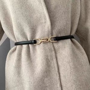Ceinture fine (moins de 2 cm) en alliage vintage avec boucle, décorative mate, imprimée par transfert thermique, longueur 98 cm, pour chemise habillée, marque <span class=keywords><strong>SONGQI</strong></span> - Product Image 2