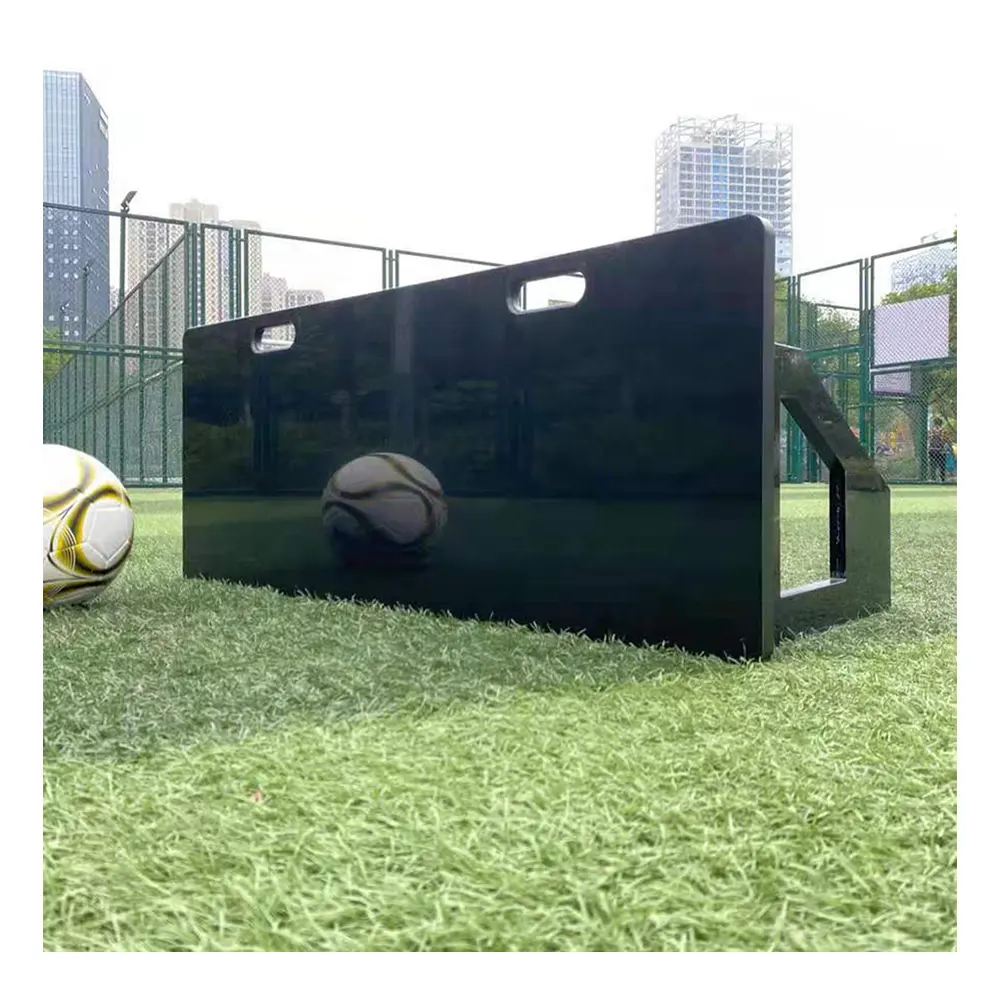 Peralatan Latihan Sepak Bola Portabel Papan Rebound Sepak Bola Dinding Lewat Rebounder untuk Dalam dan Luar Ruangan