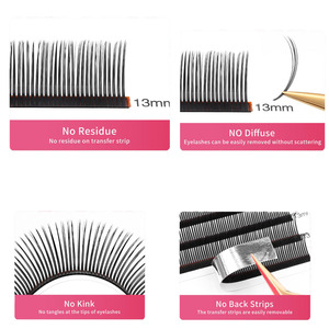 Extensions de cils pré-faites 5D en forme de fleurs, volume mat en éventail fermé, style féerique <span class=keywords><strong>manga</strong></span> - Product Image 6