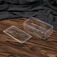 Boîtes de rangement rectangulaires en plastique durables et écologiques avec couvercles pour l'emballage des bonbons, des biscuits, des gâteaux et des desserts Expédition rapide