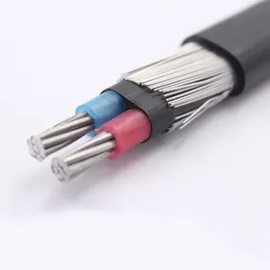 Câble concentrique en alliage d'aluminium série 8000, 2x4awg, 2x6 + 6awg