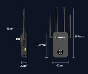 Comfast wifi 5 CF-WR761AC thông minh Wifi Extender với OLED hiể<span class=keywords><strong>n</strong></span> thị 1200Mbps không dây <span class=keywords><strong>Repeater</strong></span> - Product Image 3
