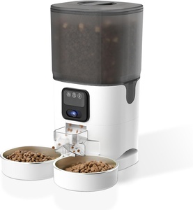 OEM APP Controlled Smart Pet Food & <b>Water</b> Fountain <b>5L</b> Portable Steel & Plastic Feeder for Cat & Dog Redesigned New Design - Product Image 1