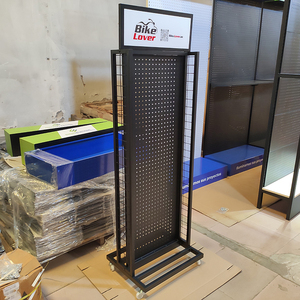 Mingtang điện thoại di động Phụ Kiện Rack hiển thị, xoay điện thoại di động trường hợp đứng với móc và bánh xe - Product Image 1