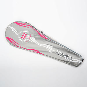 Venta caliente barato reacción acero marco <span class=keywords><strong>de</strong></span> aluminio PU agarre <span class=keywords><strong>raqueta</strong></span> <span class=keywords><strong>de</strong></span> bádminton 2 uds <span class=keywords><strong>raqueta</strong></span> World Premium Carry Case - Product Image 3
