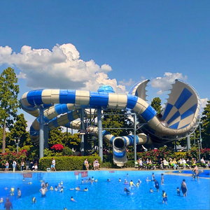 Commercial Water Theme Park Equipment <strong>Swimming</strong> <strong>Pool</strong> Adult Big Fiberglass Water <strong>Slides</strong> for <strong>Sale</strong> - Product Image 1