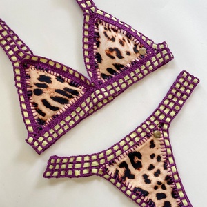 Traje de Baño de Una Pieza Hecho a Mano con Malla Calada y Ganchillo, Tallas Grandes, para Mujer - Product Image 4