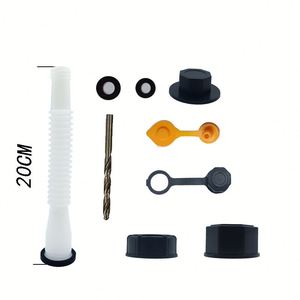 Kit de remplacement de buse pour cartouche de gaz, écrou hexagonal, bouchon antidérapant et couvercle de ventilation pour le goulot de remplissage du réservoir de carburant - Product Image 3