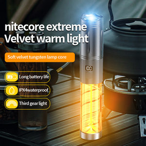 Lanterne de camping jaune filament de tungstène 360 ° lumière d'ambiance 2500mAh aimant zoomable torche USB fête festival lampe de poche - Product Image 2