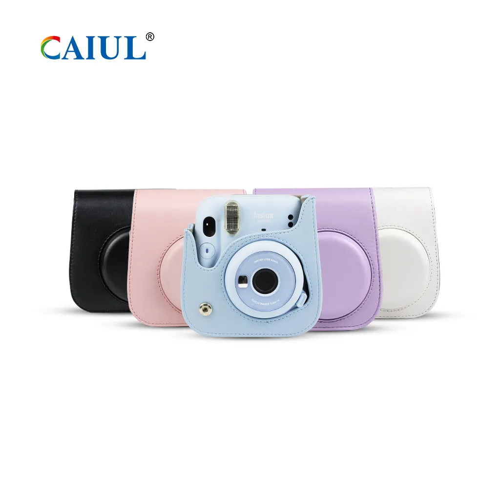 Caiul เคสหนัง PU,ขายดีที่สุด Fujifilm Instax Mini 11กล้องในทันที