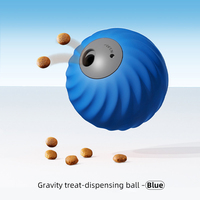 Juguete Interactivo Inteligente para Mascotas, Pelota de Plástico con Carga USB, Dispensador de Comida, Estimulación Mental y Entretenimiento para Perros y Gatos