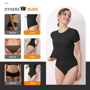 Vêtements de haute qualité sans couture culotte une pièce mince bout à bout taille haute vêtements de forme intégrale pour femmes - Product Image 3