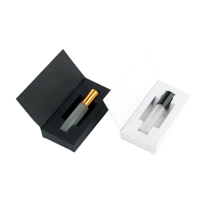 LingKa LK01 Low MOQ 10ml Empty Perfume Oil Spray Atomizer Cylinder <b>Bottle</b> Clear Glass Perfume Refill with <b>Box</b> - Product Image 2