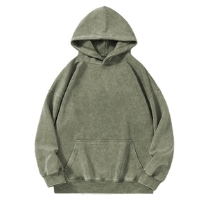 Sudadera con Capucha para Hombre, Tejido Térmico Texturizado, Estilo Francés, Hombros Caídos, Colorida - Product Image 5