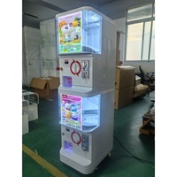 Distributeur automatique de capsules Gachapon électronique à 1/2/3 niveaux, petite taille, pour jouets en capsules de 50-80 mm, corps métallique, fonctionnant à pièces