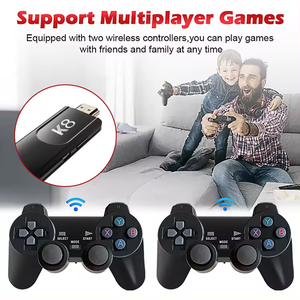 Factory K8 64GB Home Video Game Console Two-Player Battle Wireless 2,4G Miratech M8 Family TV Gamepad Gaming Stick - Product Image 6