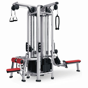 4-In-1 Multifunctionele Thuisgymnastiekapparatuur Volledig Trainingsstation Voor Rugtraining Fitnessoefeningen Staalmachine - Product Image 1