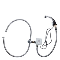 Vente chaude salle de bain cuivre mitigeur froid et chaud unique robinet d'eau froide accessoires