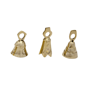 Toplu süslenmiş toplama çocuklar hediyeler noel çanları altın pirinç çan satın - Product Image 5