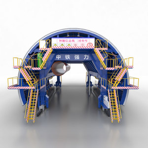 Jumbo de revêtement hydraulique à poutre à aiguilles, chariot de coffrage à arc fixe pour le revêtement en <span class=keywords><strong>béton</strong></span> des conduites d'irrigation - Product Image 2