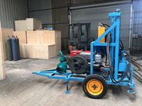 Foreuse portable pour puits d'eau, machine de forage de 200 m, 140-305 mm, diesel 22 CV pour ferme, village, roche et sol