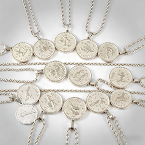 Collana con Ciondolo Zodiacale FY Fashion Jewelry, Placcata Oro, Impermeabile, in Acciaio Inossidabile 316L, per Uomo e Donna - Product Image 4