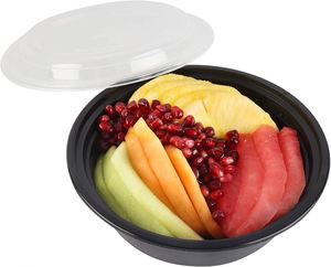 Conteneur rond de 900 ml de haute qualité, compatible micro-ondes, pour emporter les repas - Product Image 4