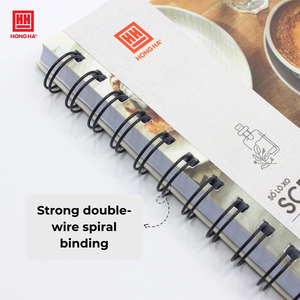 Carnet à spirale en papier parfumé, style couverture rigide, avec un parfum d'huile essentielle, 148 x 210 mm, 200 pages, service OEM/ODM - Product Image 4