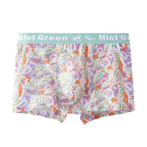 Hot popular men boxers tanga print briefs all of print totem organic cotton men lingeries