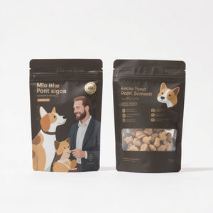 Tùy chỉnh Nắp kéo thức ăn vật nuôi túi đứng lên túi dây kéo hạt gói túi in logo trên đứng lên túi cho vật nuôi bao bì thực phẩm - Product Image 2